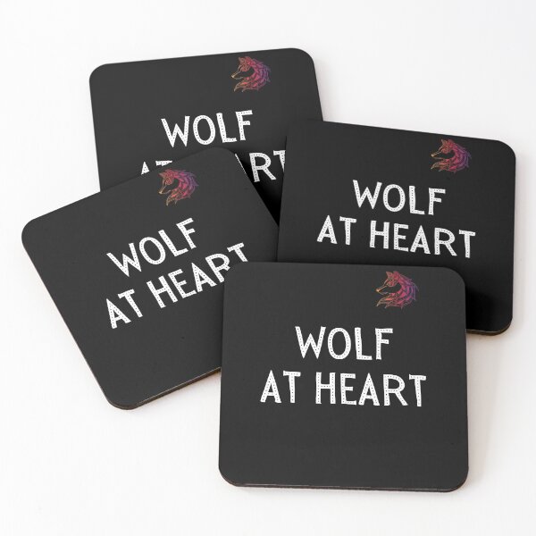 Item preview, Wolf At Heart - Gift For Wolf Lovers - Wolf Spirit Animal designed and sold by designitfun.
