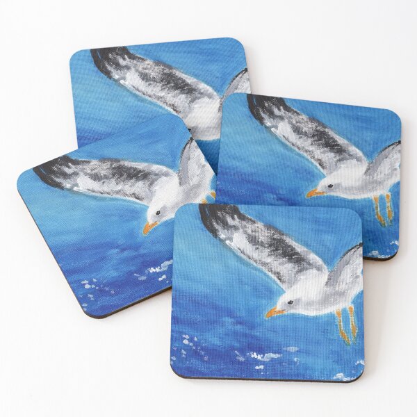 Item preview, Seagull in free flight designed and sold by inkmaid.