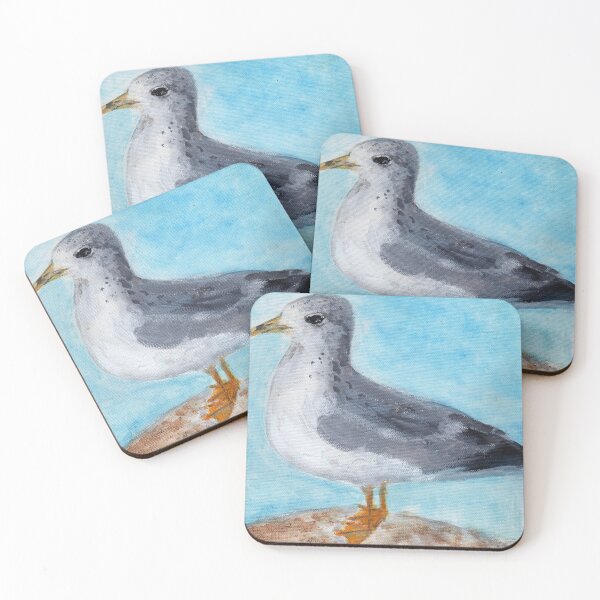 Item preview, Pensive Seagull designed and sold by inkmaid.