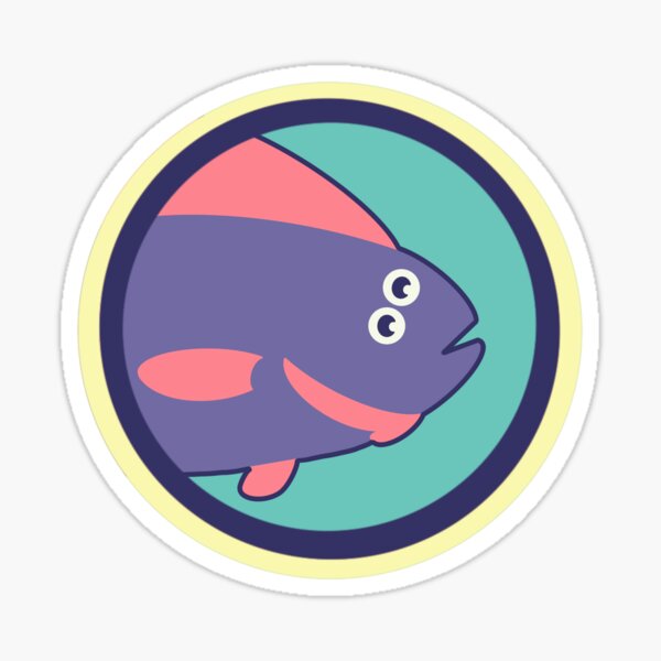 "Lumberjanes Merit Badge For the Halibut " Sticker for Sale by theloneblonde Redbubble