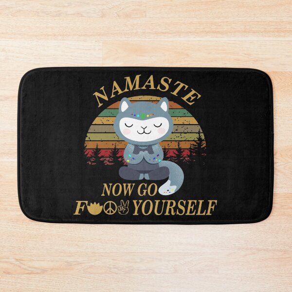 Item preview, namaste cute cat yoga | cute yoga cat designed and sold by TshirtFuchs.