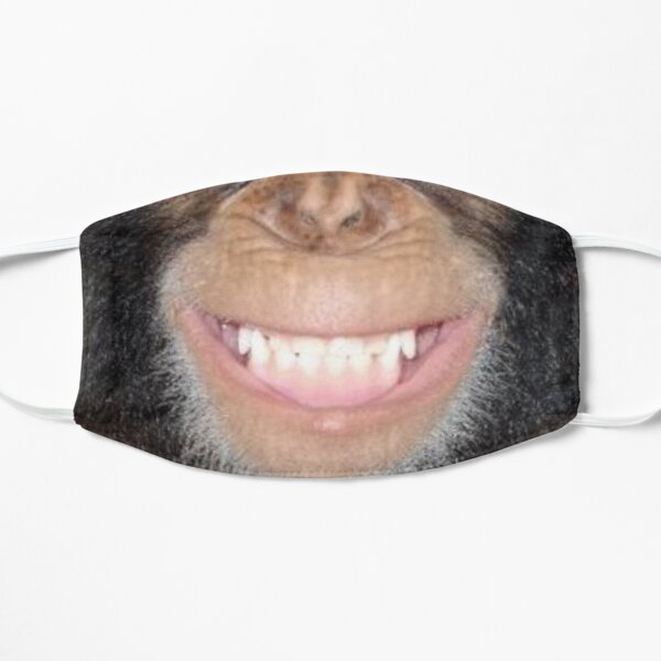 Chimp Grin Mask Flat Mask
