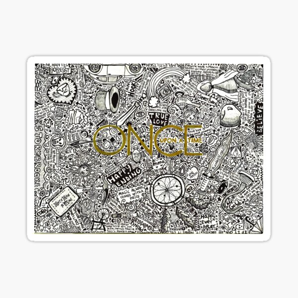 Vista previa del artículo con la obra «Once Upon a Time», diseñado y vendido por DIVERS.