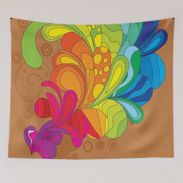 Item preview, Patrón de salpicaduras multicolor del arco iris designed and sold by yougalore.