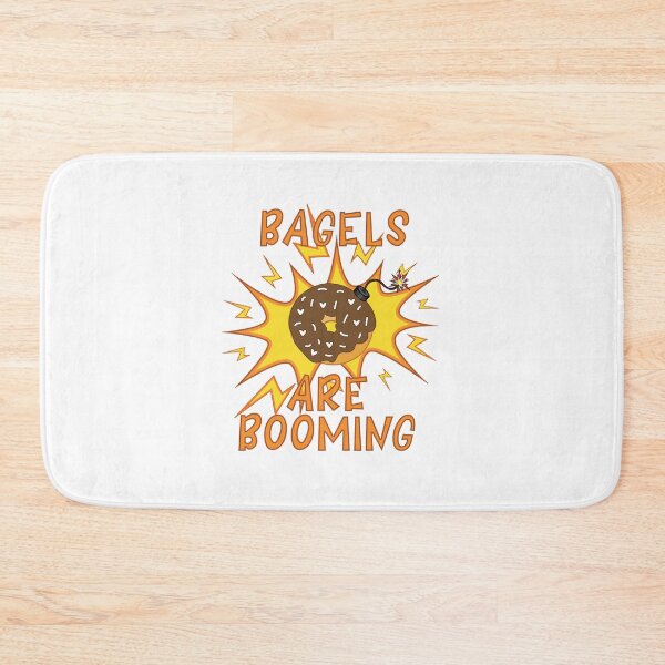 Item preview, bagels are booming designed and sold by YouHappyMyHappy.
