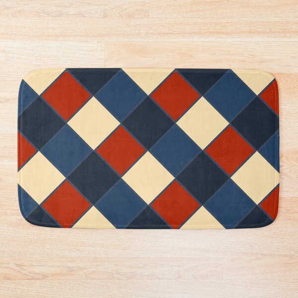 Item preview, Checkered Pattern Red and Blue Digital Design  designed and sold by ByJezie.