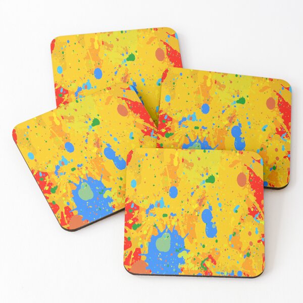Item preview, Multi-color, rainbow splatter pattern designed and sold by yougalore.