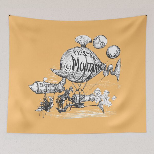 Item preview, Mustard - Les ballons-réclames au Grand Prix designed and sold by philozei.