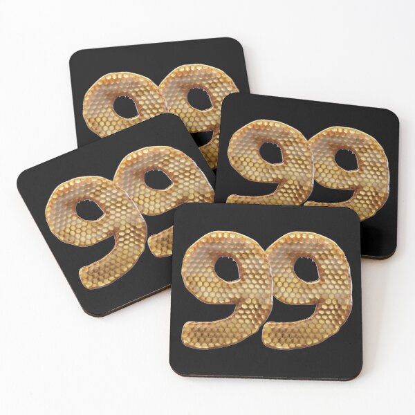 Item preview, 99 Number 3d Honey Numbers Font designed and sold by HelloFromAja.