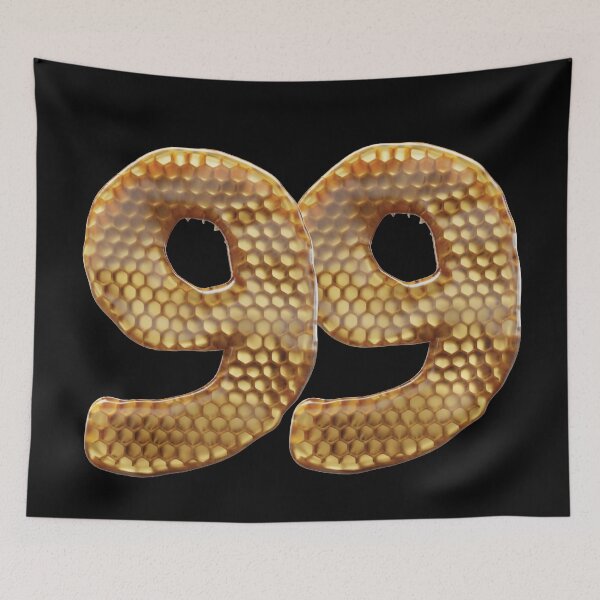Item preview, 99 Number 3d Honey Numbers Font designed and sold by HelloFromAja.