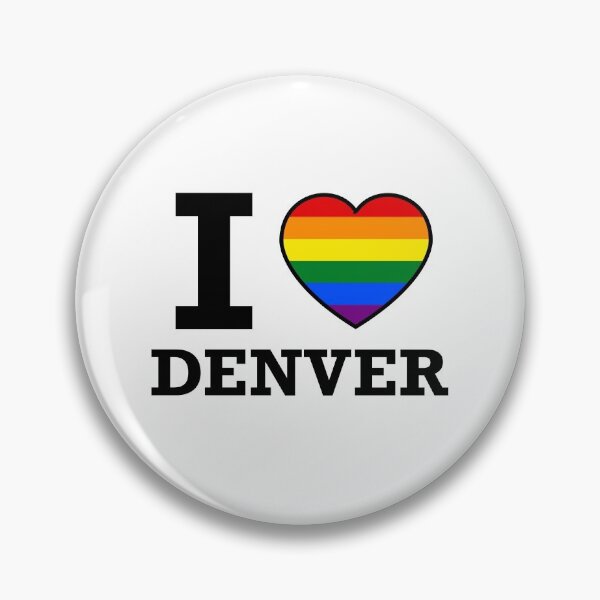 Item preview, I LOVE DENVER GAY PRIDE designed and sold by pikafelix.