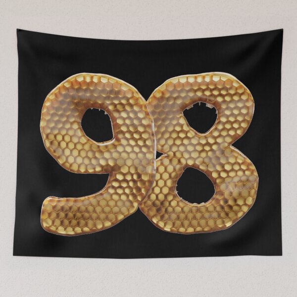 Item preview, 98 Number 3d Honey Numbers Font designed and sold by HelloFromAja.