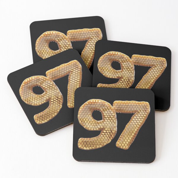 Item preview, 97 Number 3d Honey Numbers Font designed and sold by HelloFromAja.