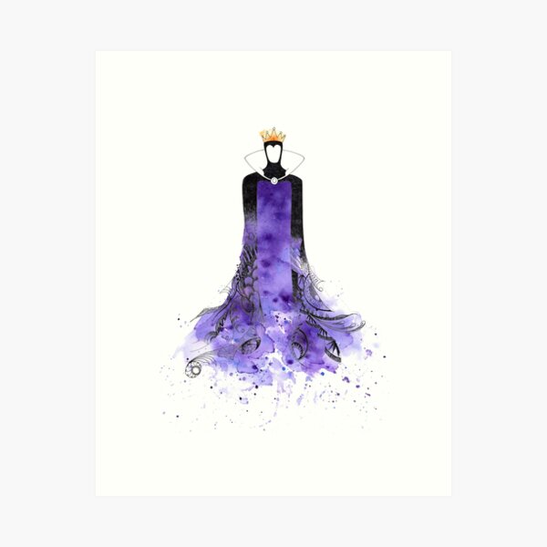 Item preview, Evil Queen Watercolour designed and sold by 3rdandTime.