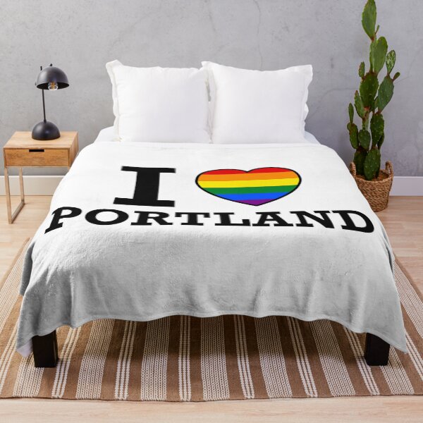 Item preview, I LOVE PORTLAND GAY PRIDE designed and sold by pikafelix.