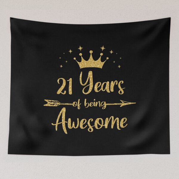 Item preview, Womens 21 Years Of Being Awesome Women 21st Happy Birthday product designed and sold by Grabitees.