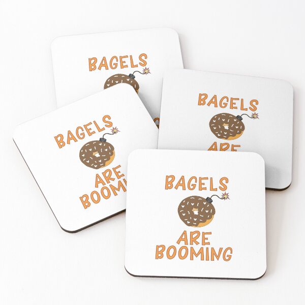 Item preview, bagels are booming designed and sold by YouHappyMyHappy.