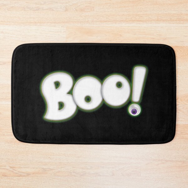 Item preview, Cartoon Boo Type Design - Halloween Ghost Hand Lettering with Bloodshot Eyeball designed and sold by 26-Characters.