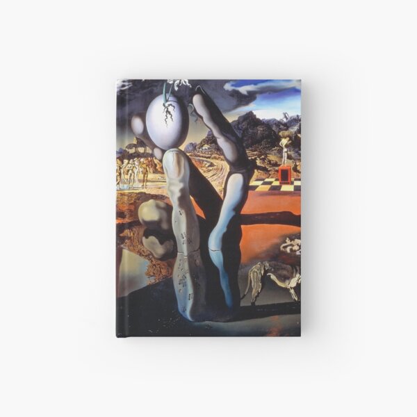 Salvador Dali Metamorphosis of Narcissus 1937 Artwork for Wall Art, Prints, Posters, Tshirts, Men, Women, Kids Hardcover Journal