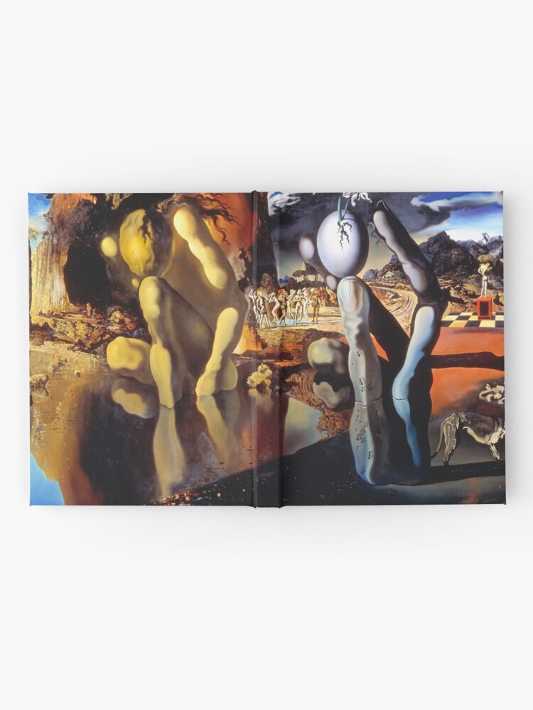 Alternate view of Salvador Dali Metamorphosis of Narcissus 1937 Artwork for Wall Art, Prints, Posters, Tshirts, Men, Women, Kids Hardcover Journal