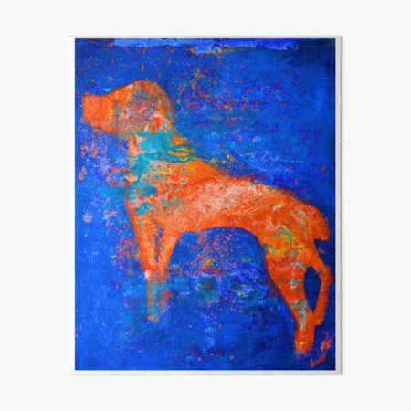 Abstract Spaniel Dog Art Board Print