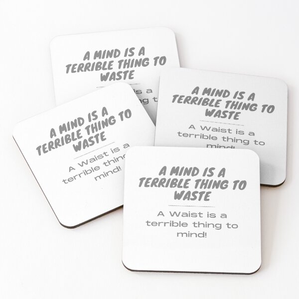 Item preview, A Mind Is A Terrible Thing To Waste designed and sold by PODLAVADIA ⭐ ⭐ ⭐ ⭐ ⭐.