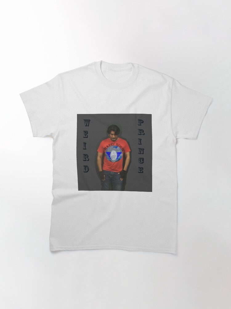 Alternate view of Rapper Harry Sorry's WEIRD PRINCE Album Classic T-Shirt