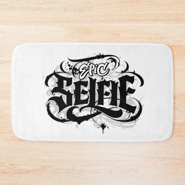 Item preview, 'Epic Selfie' Black Goth Grunge Tattoo Hand Lettering Calligraphy designed and sold by 26-Characters.
