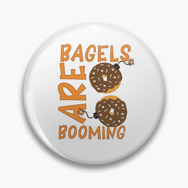 Item preview, bagels are booming designed and sold by YouHappyMyHappy.