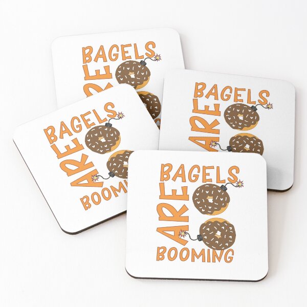 Item preview, bagels are booming designed and sold by YouHappyMyHappy.