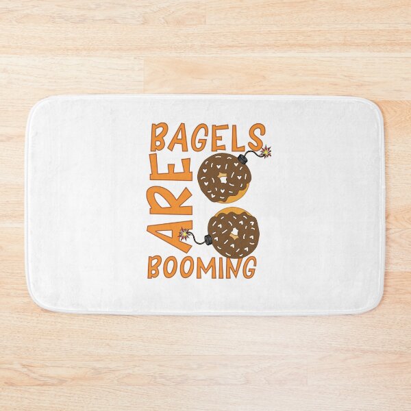 Item preview, bagels are booming designed and sold by YouHappyMyHappy.