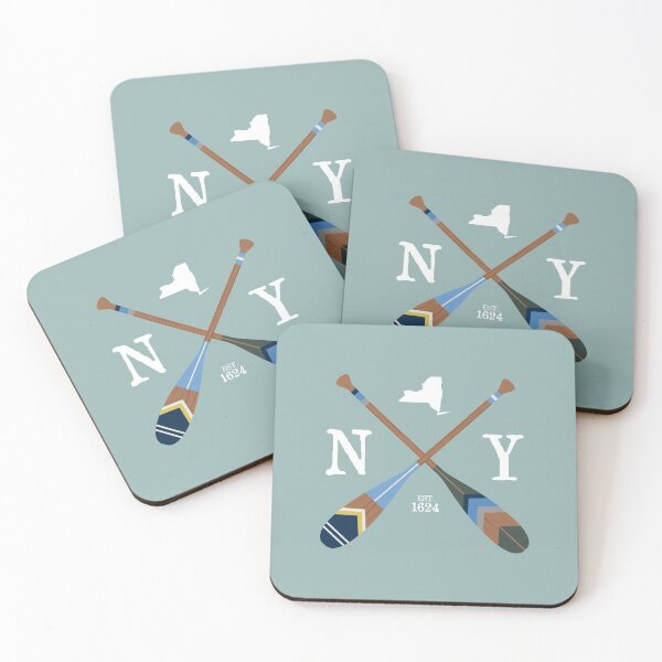 Item preview, Paddle NY, New York Lake Life Painted Oars designed and sold by GreatLakesLocal.
