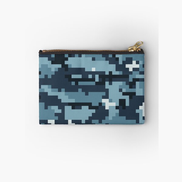 Item preview, Navy Blue Digital Camouflage designed and sold by amydaggett.