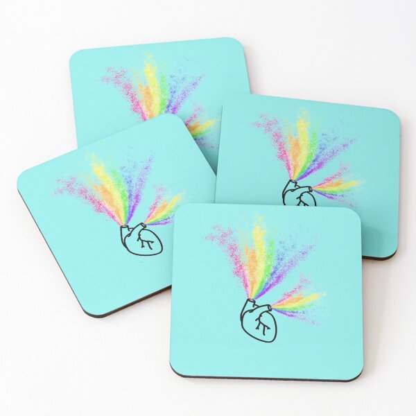 Item preview, heart pumping lgbt colour blood , pride  designed and sold by rashadat.