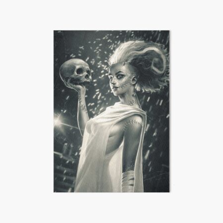 Bride of Frankenstein Art Board Print