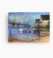 Lavender Bay Boathouse, Sydney Harbour Metal Print