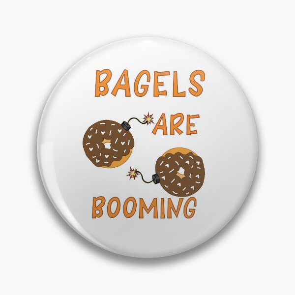 Item preview, bagels are booming designed and sold by YouHappyMyHappy.