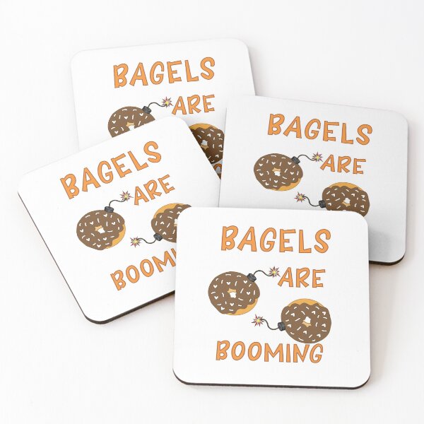 Item preview, bagels are booming designed and sold by YouHappyMyHappy.