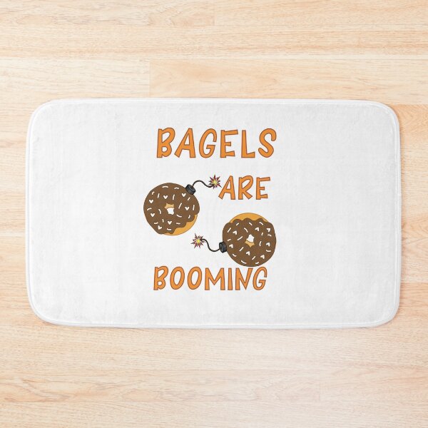 Item preview, bagels are booming designed and sold by YouHappyMyHappy.