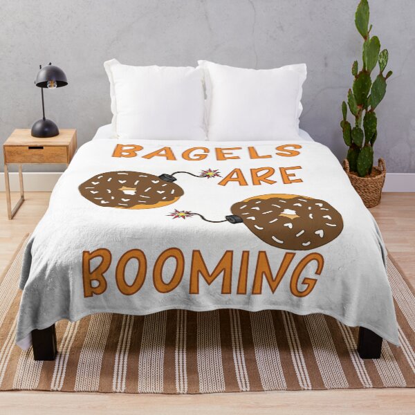 Item preview, bagels are booming designed and sold by YouHappyMyHappy.