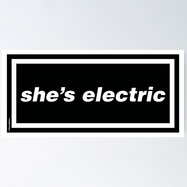 Item preview, She's Electric - Oasis Gallagher 90s Band Artwork designed and sold by dannyshiers.