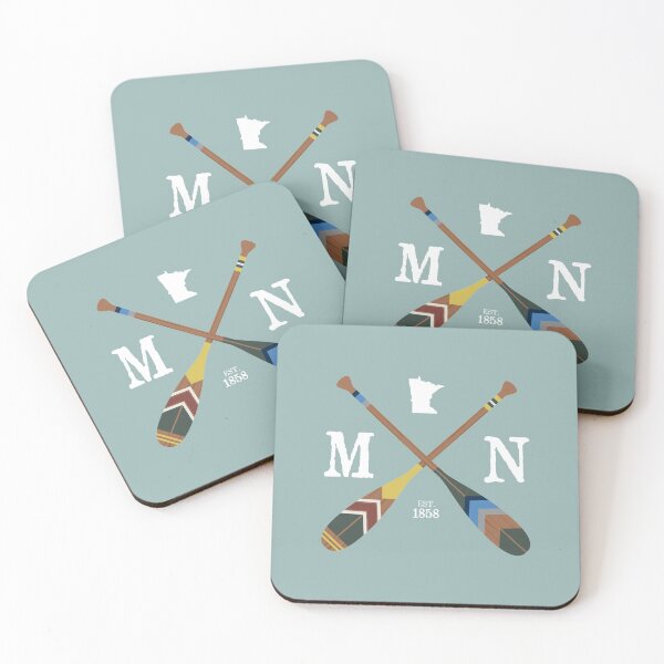 Item preview, Paddle MN,  Minnesota Lake Life Painted Oars designed and sold by GreatLakesLocal.