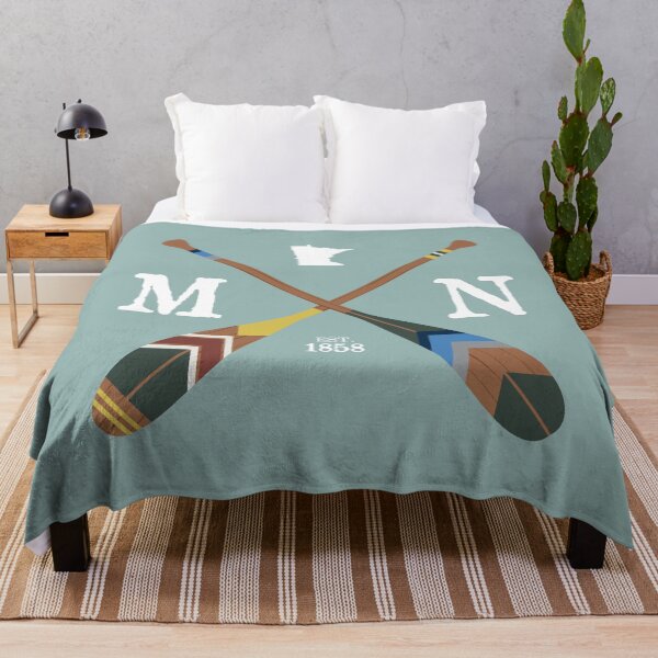 Item preview, Paddle MN,  Minnesota Lake Life Painted Oars designed and sold by GreatLakesLocal.