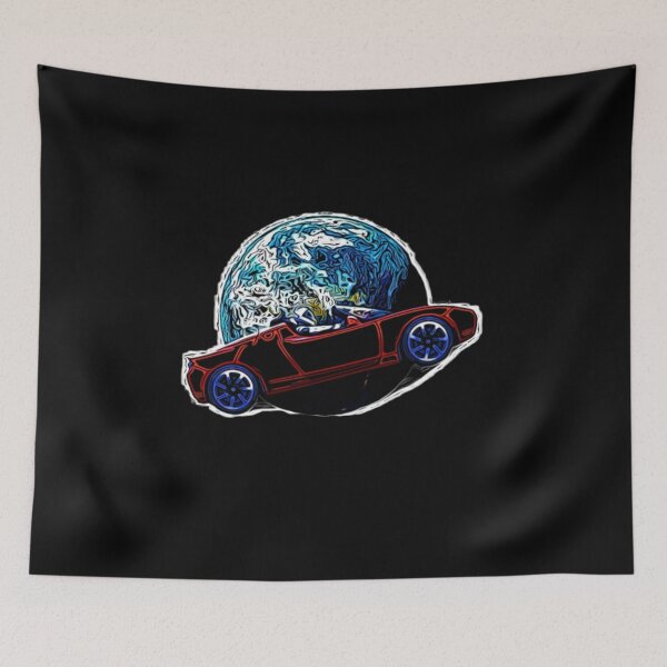 Item preview, Tesla`s Roadster Earth NEON designed and sold by TriendDezign.