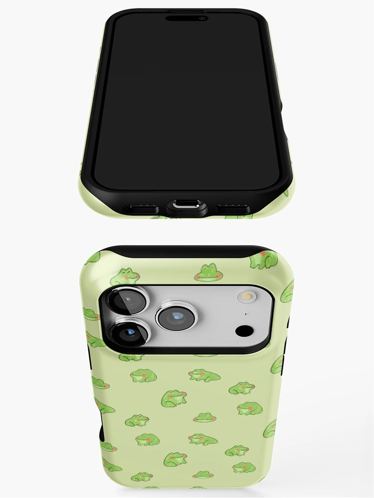 Thumbnail 3 of 4, iPhone Case, Happy little frogs designed and sold by https-trees.
