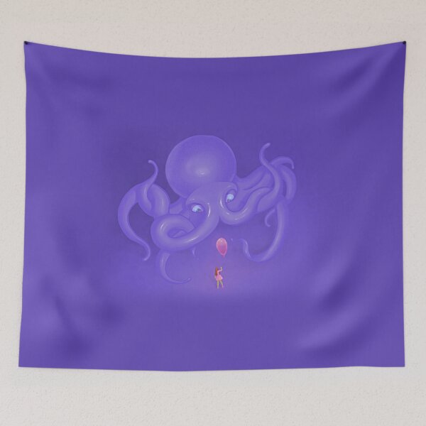Item preview, The Balloon Gift for the Octopus designed and sold by Pokutnii.