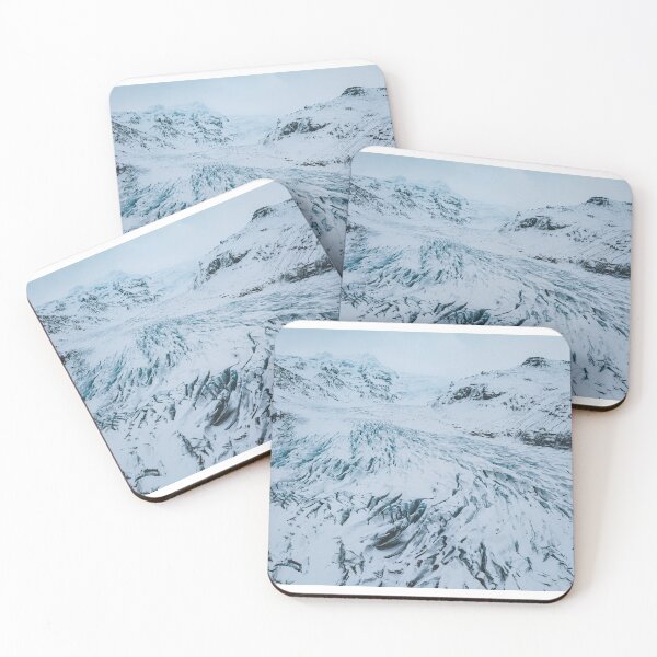 Item preview, Horizontal aerial drone image of Skaftafellsjökull Glacier in Iceland designed and sold by michieldros.