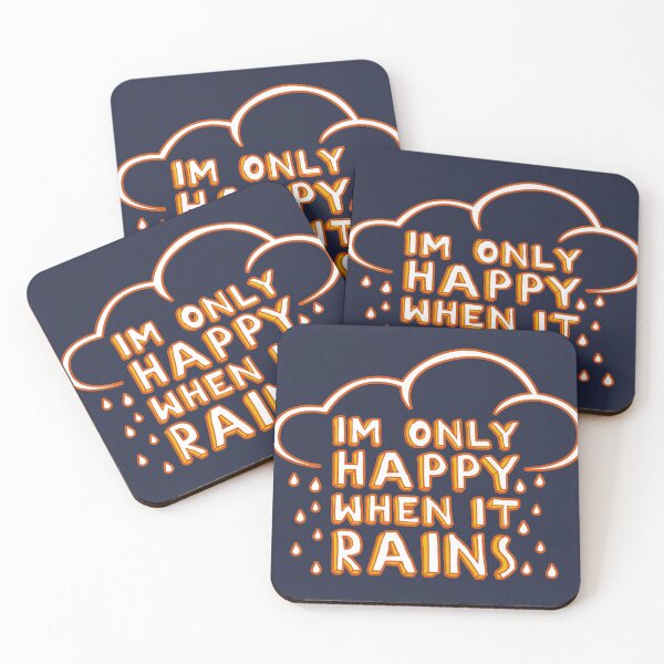 Item preview, I'm only happy when it rains designed and sold by graffd02.