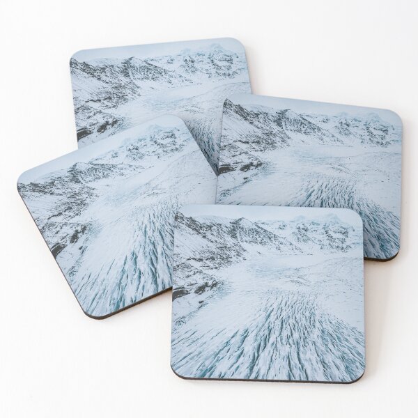 Item preview, Horizontal drone aerial drone image of Skaftafellsjökull Glacier in Iceland designed and sold by michieldros.
