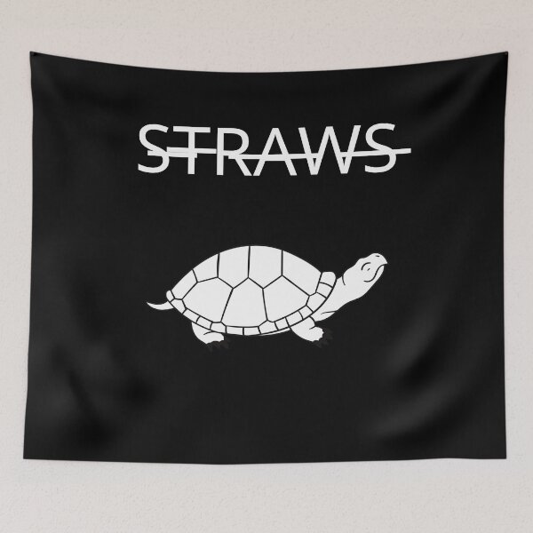 Item preview, Turtles Anti Straw Print - Turtle Rights And Preservation designed and sold by designitfun.